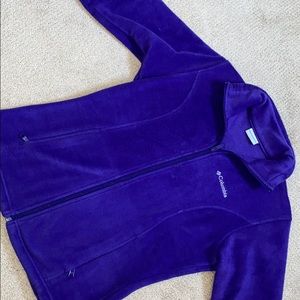 Columbia Fleece Jacket (Dark Purple)
